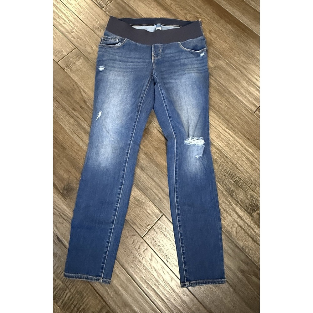 Old Navy Maternity Skinny Jeans Women's Size 8 Pre Owned Great Condition
